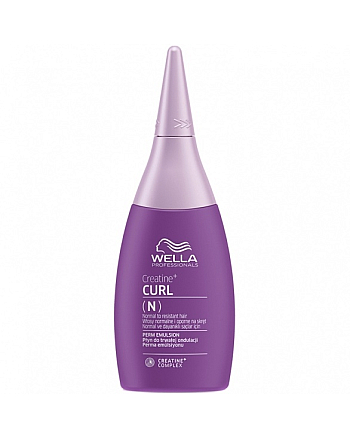Wella Creatine+ Curl - Лосьон для формирования локонов для нормальных волос, от тонких до трудноподдающихся 75 мл - hairs-russia.ru